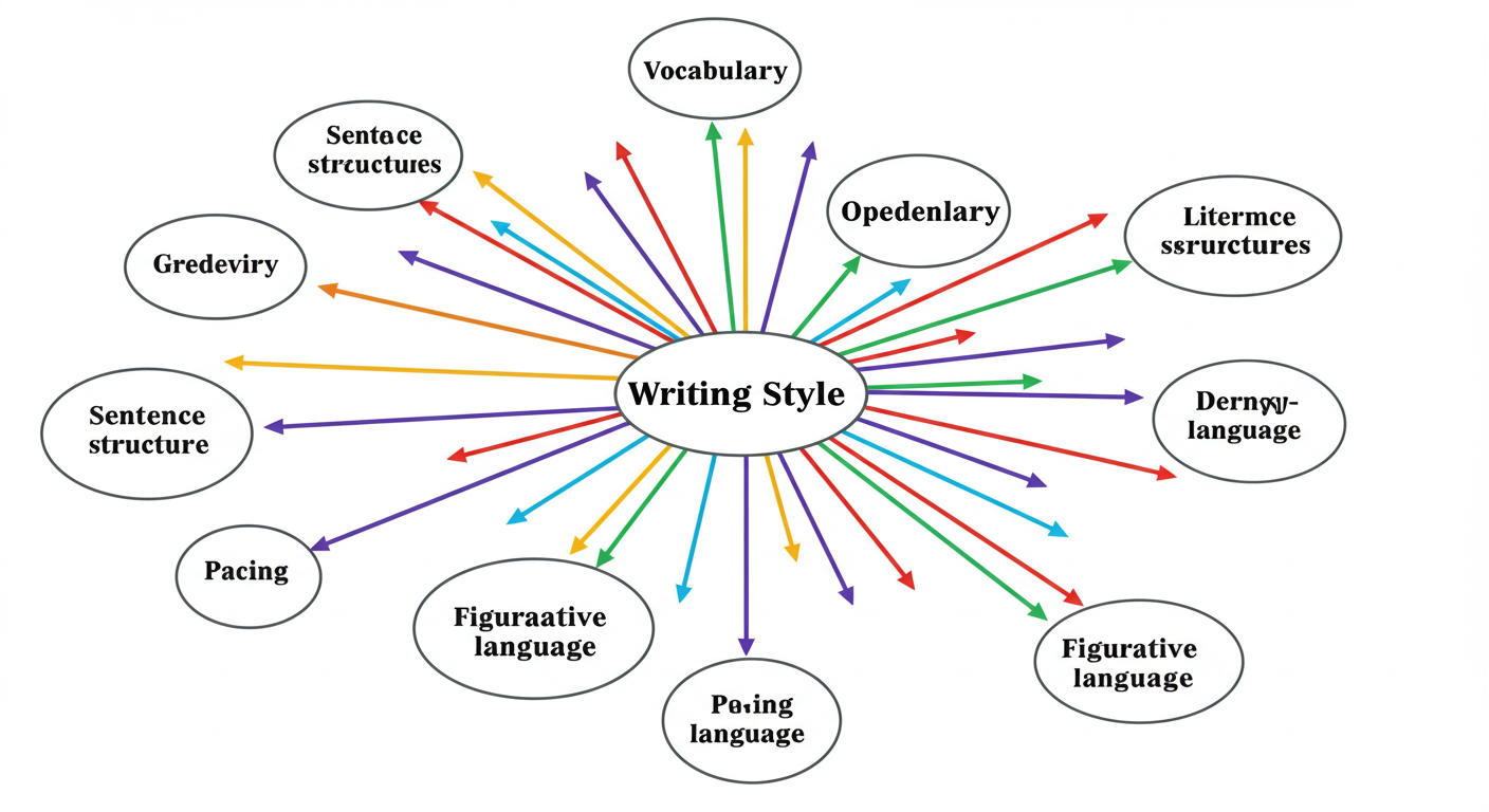 Diagram of writing style elements